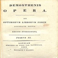 Demosthenis Opera: Tomus II